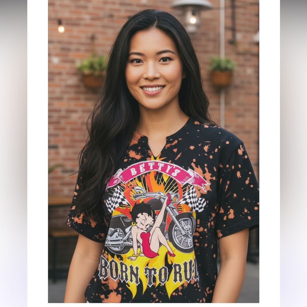 Betty boop brand cute reimagined tee!
